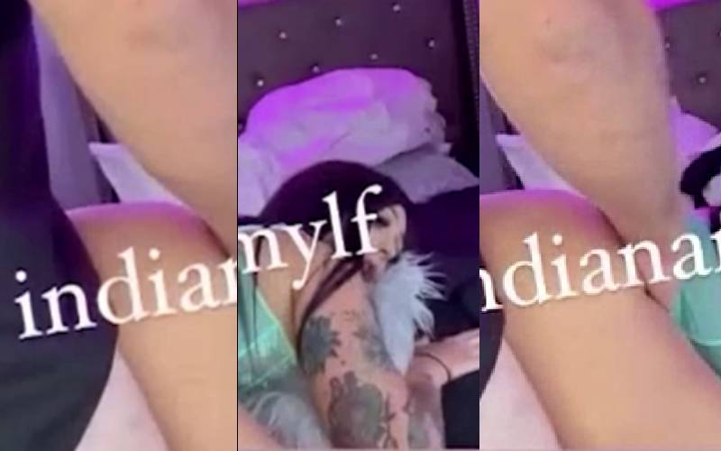 Indianamylf Leaked Doggystyle Orgasm On Bed