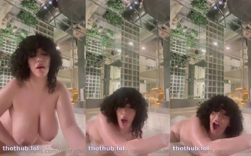 Meldadel Onlyfans Leaked Masturbate In bathtub