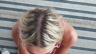 18 Year Old Gets a Facial in High Rise Apartment!