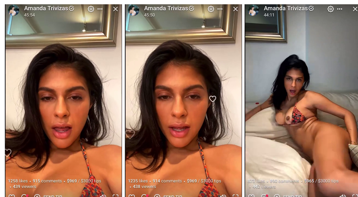 Amanda Trivizas Dildo Masturbation Onlyfans Livestream Leaked