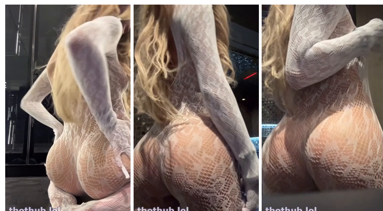 Breckie Hill full naked see through