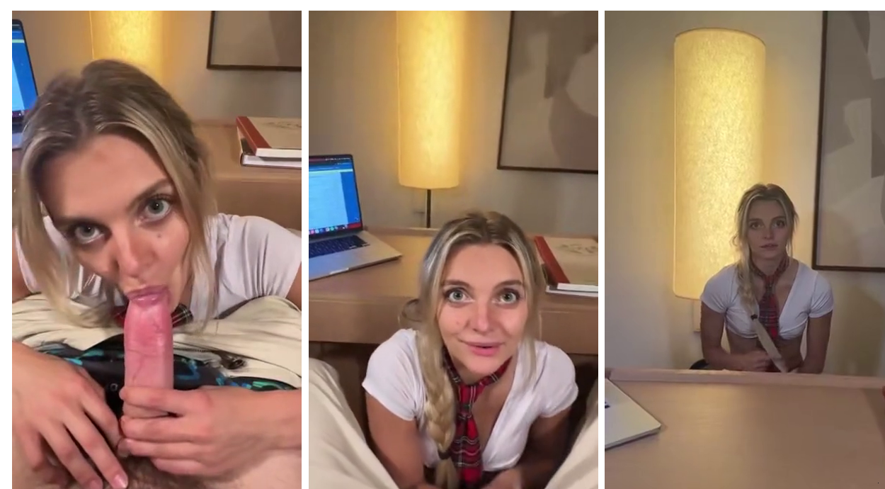 Trippie Bri Nude School Girl Role Play OnlyFans Video Leaked