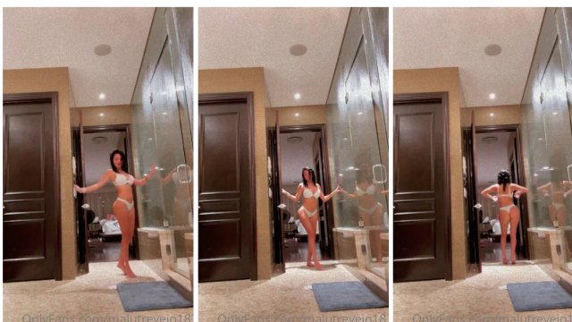 Malu Trevejo Thong Lingerie Dancing OnlyFans Video Leaked