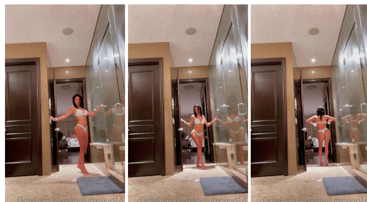 Malu Trevejo Thong Lingerie Dancing OnlyFans Video Leaked